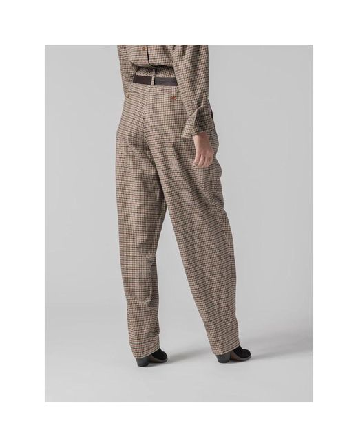 Jejia Brown Tapered Trousers