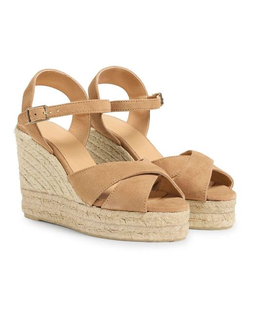 Wedges di Castaner in Metallic