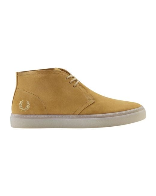 Fred Perry Natural Lace-Up Boots for men