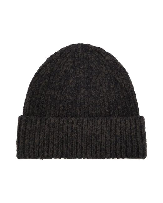 Acne Black Beanies for men