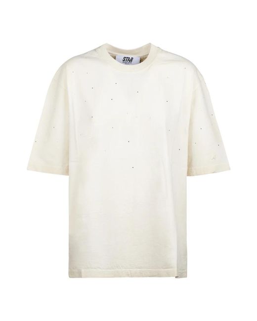 Golden Goose Deluxe Brand White T-Shirts for men