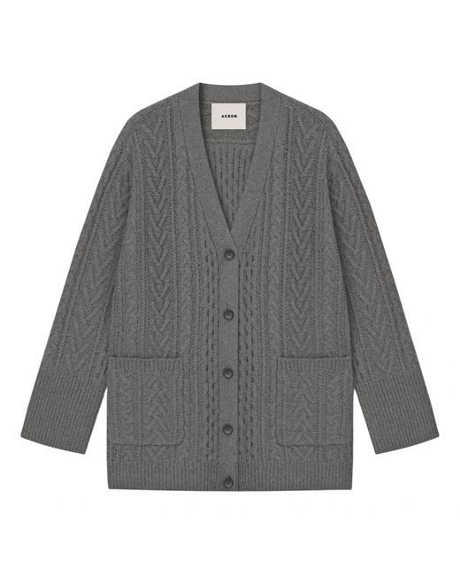 Aeron Gray Cardigans