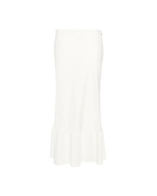 Lemaire White Midi Skirts