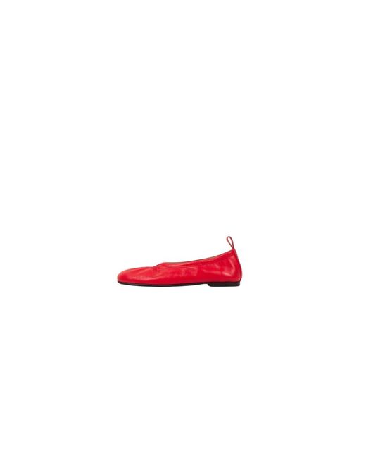 Alohas Red Ballerinas