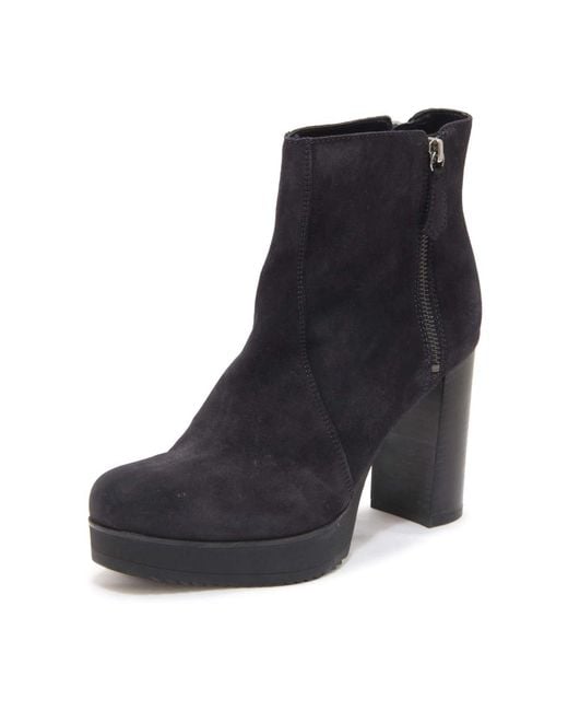 Unisa Black Heeled Boots