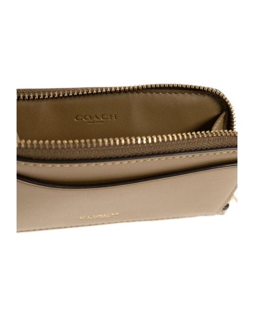 Wallets & Cardholders di COACH in Natural