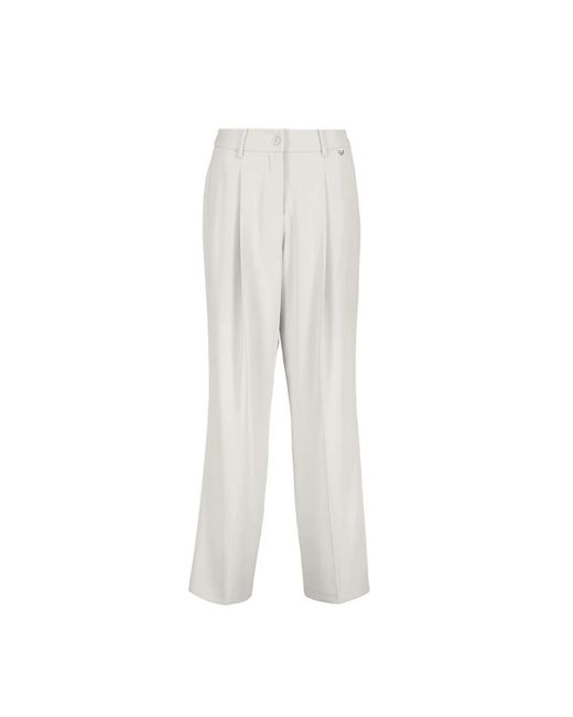 Amélie & Amélie White Straight Trousers
