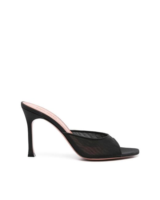 AMINA MUADDI Black Mules