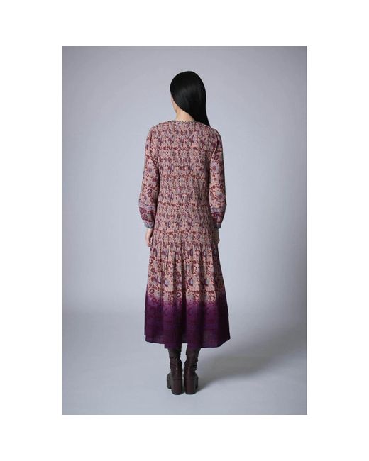 Manoush Midi Dresses in het Purple