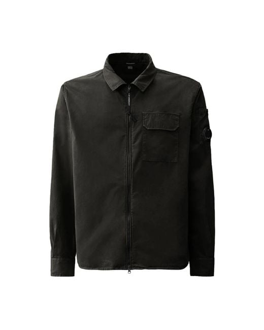 C P Company Black Light Jackets for men