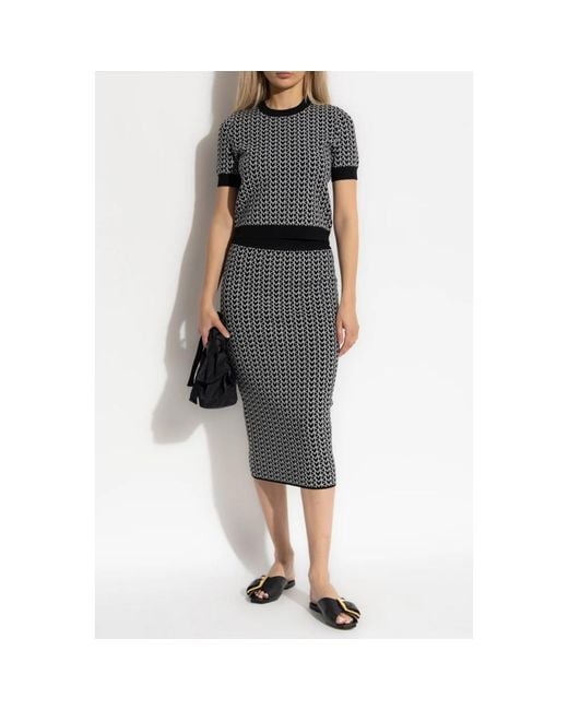 Michael Kors Gray Midi Skirts