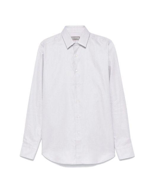 Canali White Casual Shirts for men