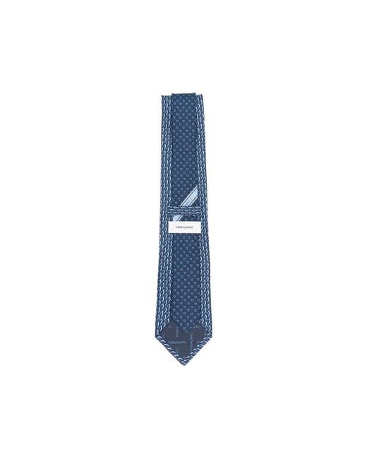 Ferragamo Blue Ties for men