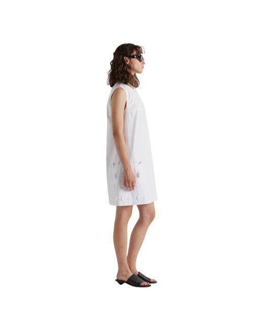 MEIMEIJ White Short Dresses