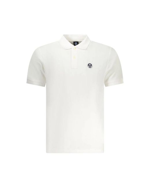 North Sails White Polo Shirts for men