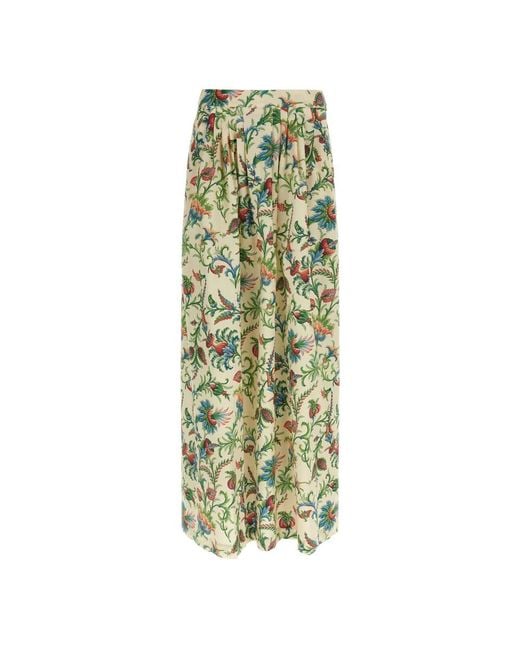 Etro Green Maxi Skirts