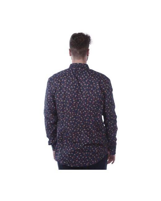 Daniele Alessandrini Blue Casual Shirts for men