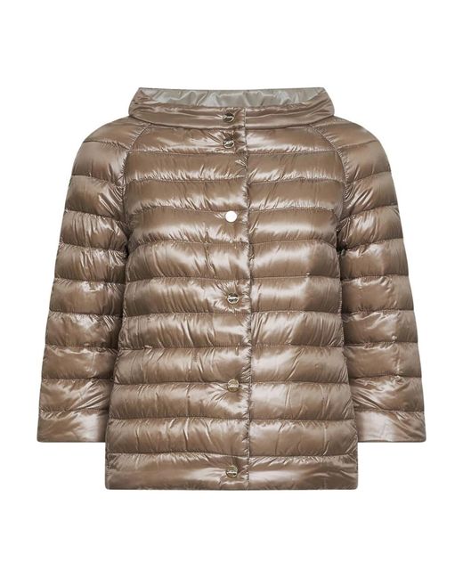 Herno Brown Down Jackets