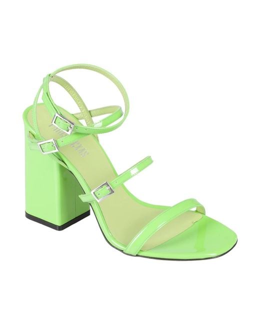 Paris Texas Green High Heel Sandals
