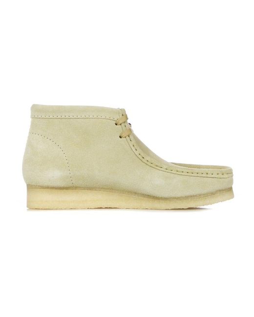 Clarks Maple Suede Wallabee Boot in Natural für Herren