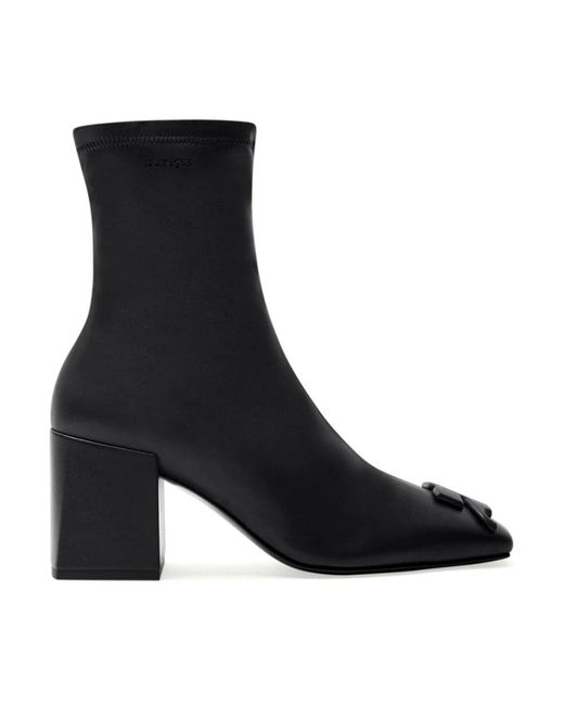 Courreges Black Heeled Boots
