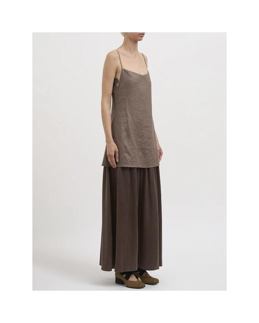 Ruohan Brown Tunics