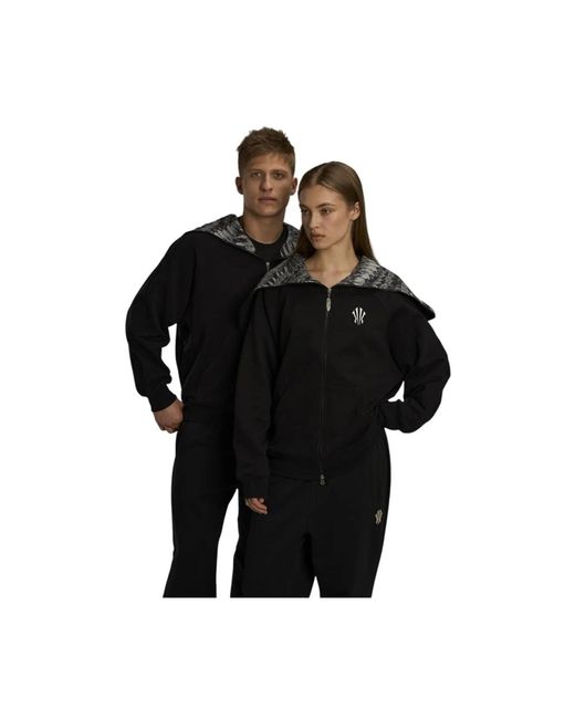 Anta Hoodies & Sweatvesten ,Zwart ,Sweatshirt Met Ritssluiting in het Black