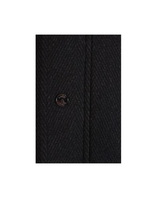 HUGO Black Single-Breasted Coats for men