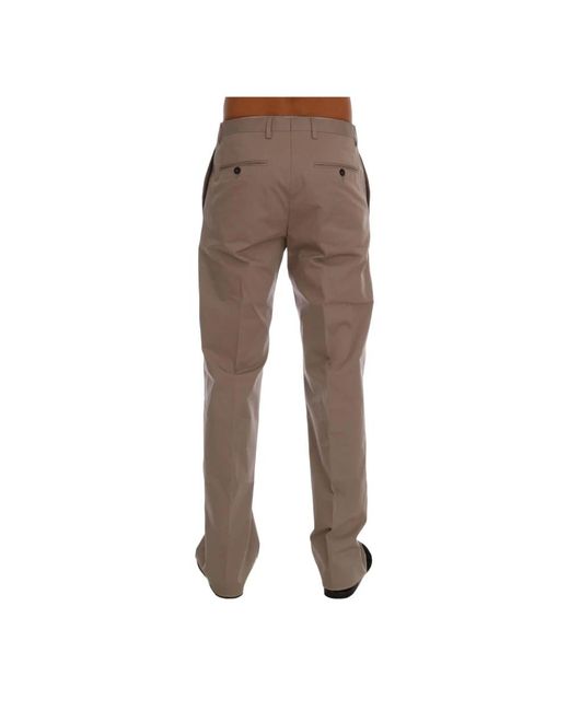Trousers > chinos Dolce & Gabbana pour homme en coloris Brown