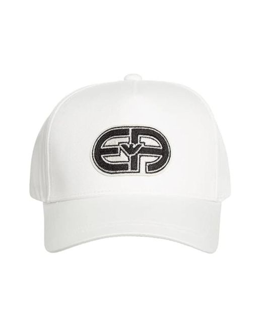 Emporio Armani White Hats & Caps for men