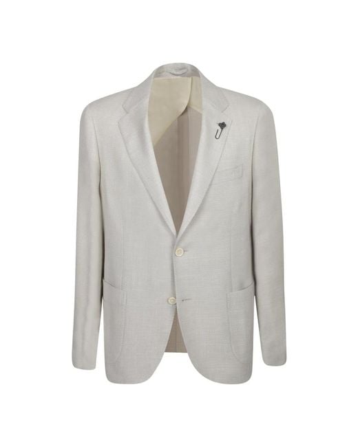 Blazers di Lardini in Gray da Uomo