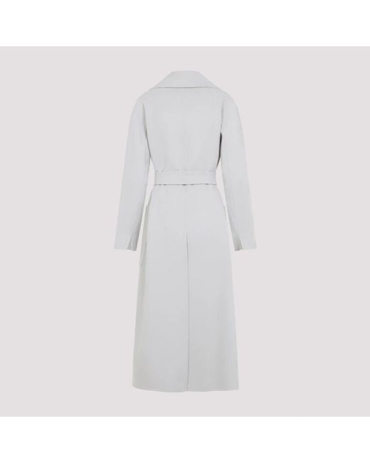Max Mara Gray Schicker Nude & Neutrals Mantel