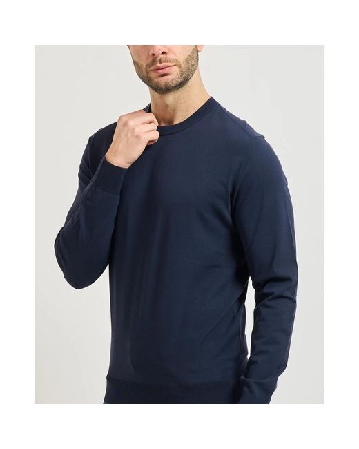 Guess Kadir Rundhals-Pullover in Blue für Herren