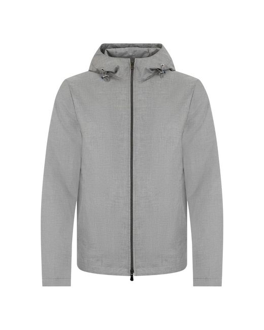 Fedeli Gray Light Jackets for men