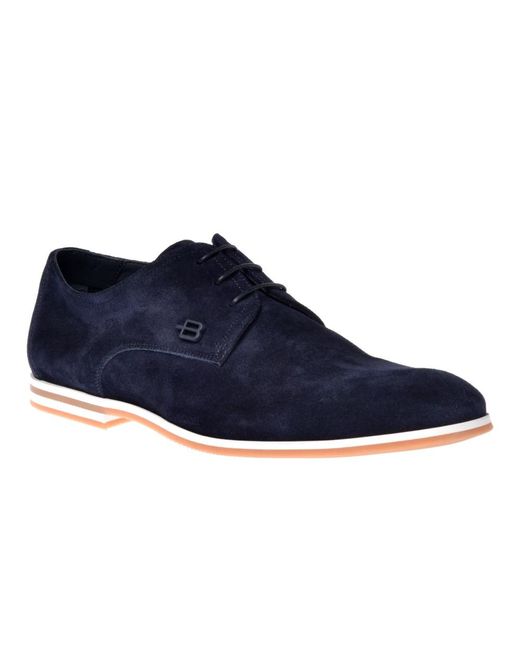 Baldinini Blue Business Shoes for men