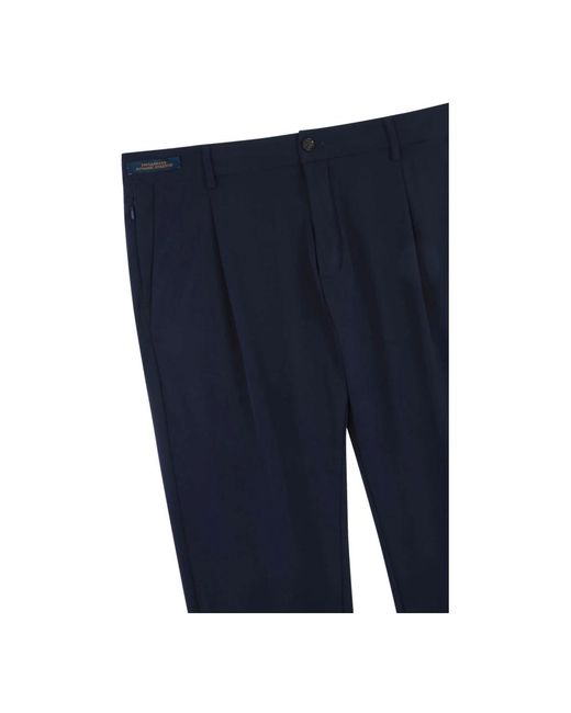 Paul & Shark Blue Slim-Fit Trousers for men