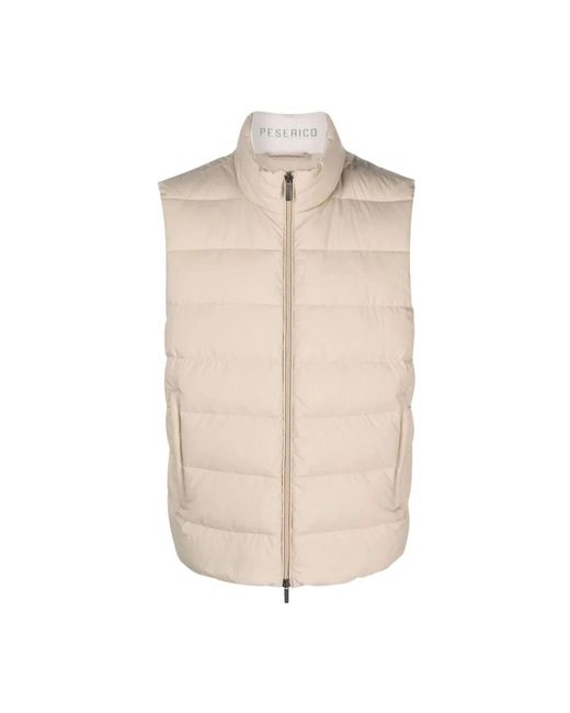 Peserico Natural Waistcoats for men