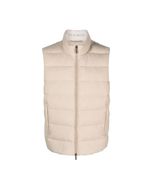 Peserico Gepolsterte weste in Natural für Herren