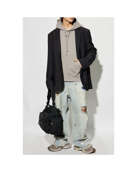 DIESEL Sweatshirt s-macs-hood-od in Gray für Herren