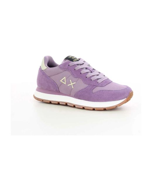 Sun 68 Purple Sneakers