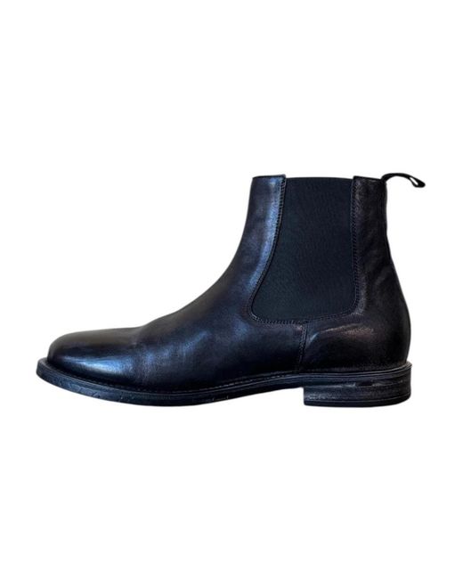 Moma Blue Chelsea Boots for men