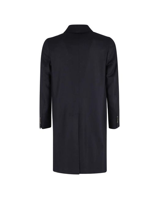 Single-Breasted Coats Santaniello pour homme en coloris Black