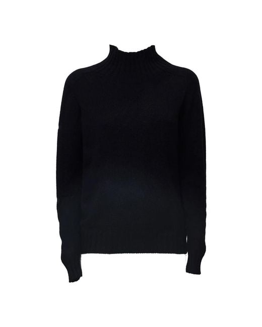 Zanone Black Turtlenecks