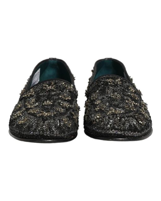 Dolce & Gabbana Black Loafers for men