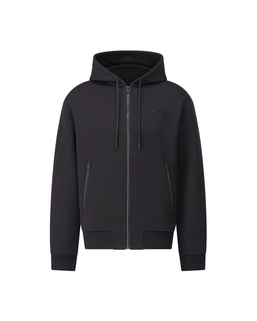Mackage Hoodies & Sweatvesten ,Zwart ,Sweatjack Krystos Met Logo in het Black voor heren