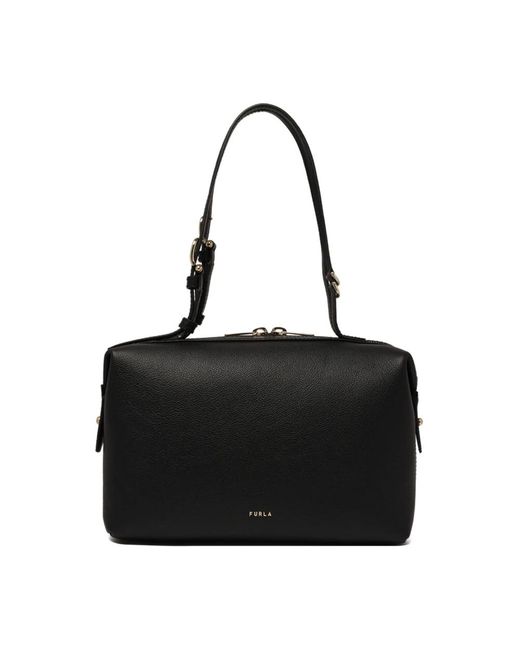 Furla Black Shoulder Bags