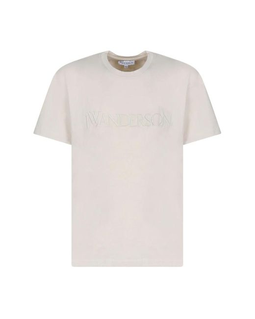 J.W. Anderson S logo-besticktes t-shirt in White für Herren