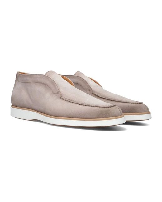 Magnanni Shoes Graue Wildleder-Slipper Im Klassischen Stil in Gray für Herren