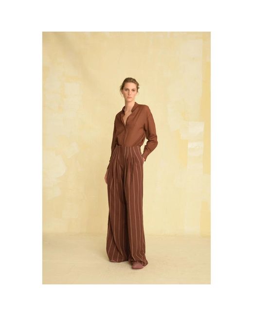 Cortana Purple Wide Trousers