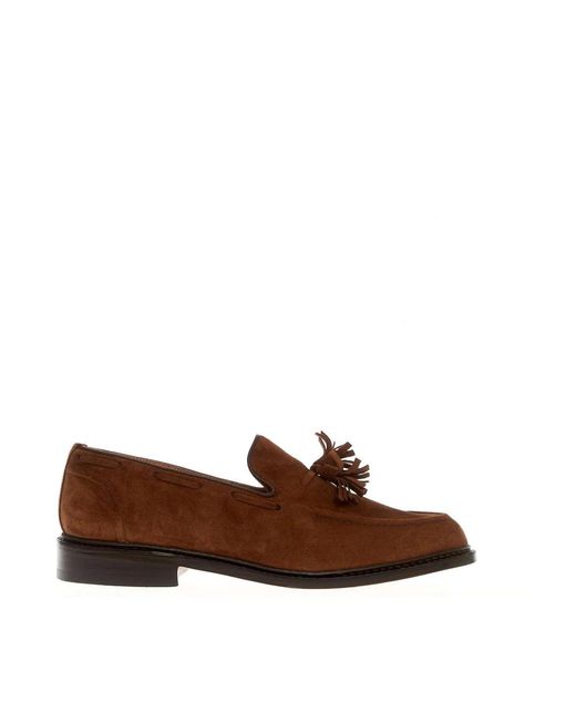 Tricker's Schoenen ,Bruin ,Leer Elton Tassel Loafer in het Brown voor heren